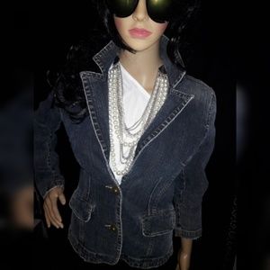 DKNY BLAZER DENIM JACKET
